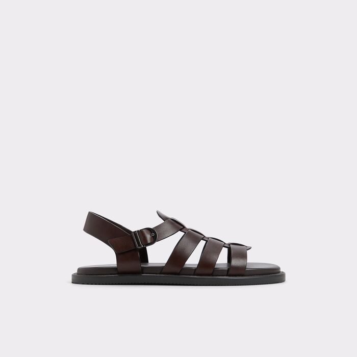 Sandals in brown leather - WARLEY