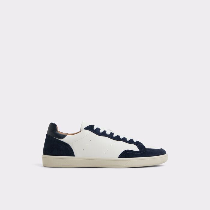 Trainers in white leather - WILDBROOK
