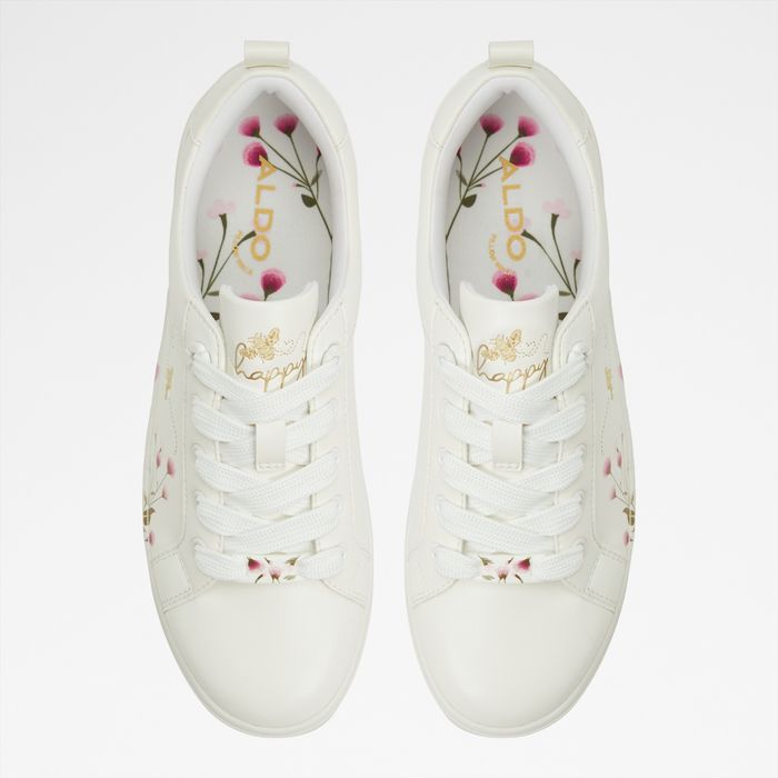 Flat trainers in white - WILDFLOWERS