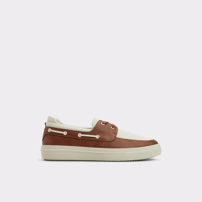 Boat shoes in cognac - WILDWAVE