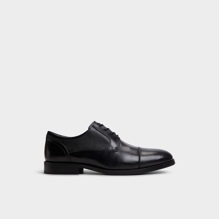 Dress shoes in black leather - WRIGGLE