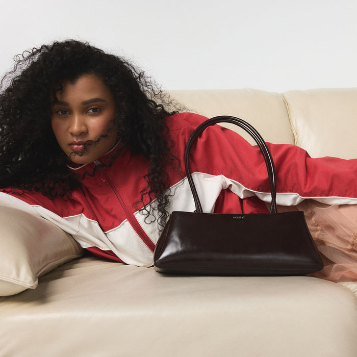 Shoulder bag in brown - ALESIA