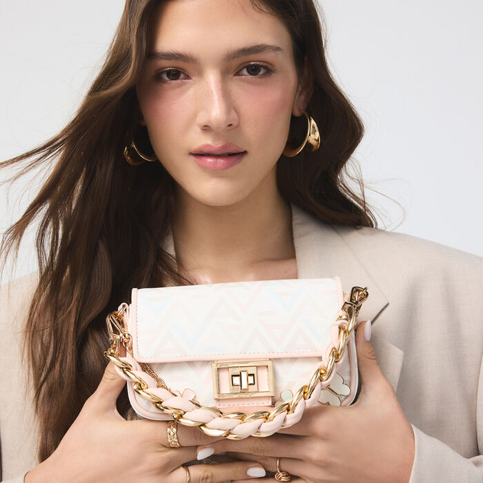 Handbag in white - EMILEA