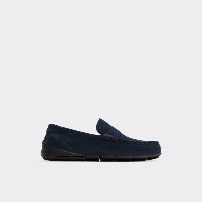 Loafers in navy leather - GWUD-IN