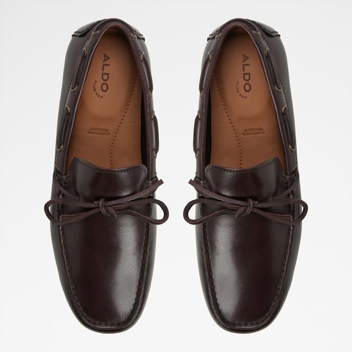 Boat shoes in brown leather - KALEB-IN