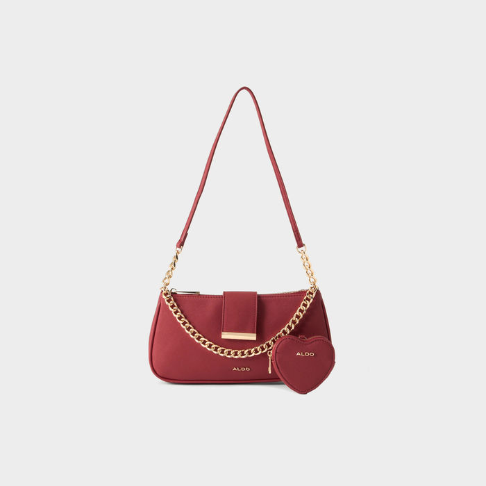 Shoulder bag in red - LEAFY