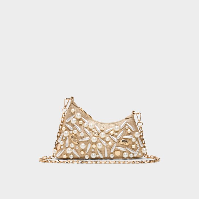Shoulder bag in gold - MIRRELLA