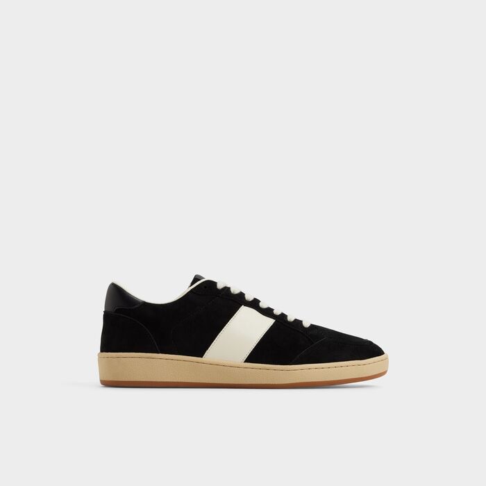 Trainers in black leather - ROSCOE