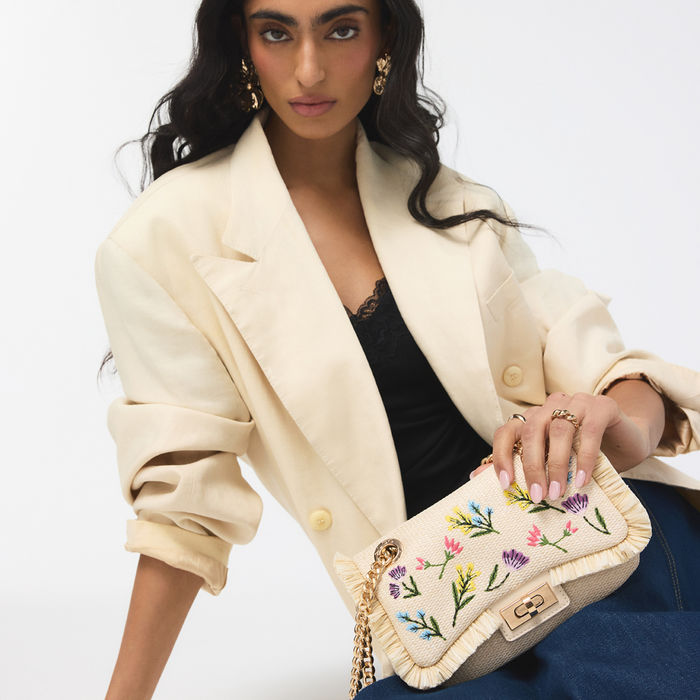 Crossbody bag in beige - THALIANA