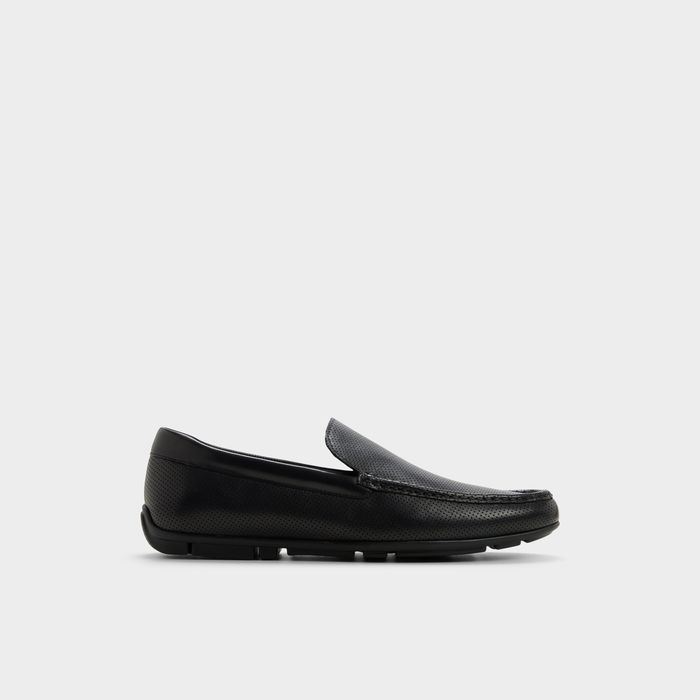 Loafers in black leather - VIGO-IN