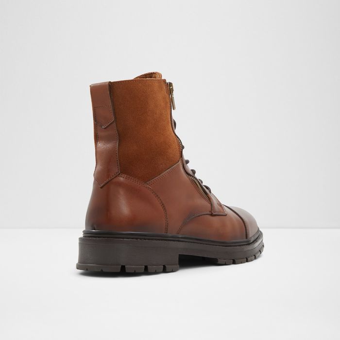 Botas em pele cognac - AAREN