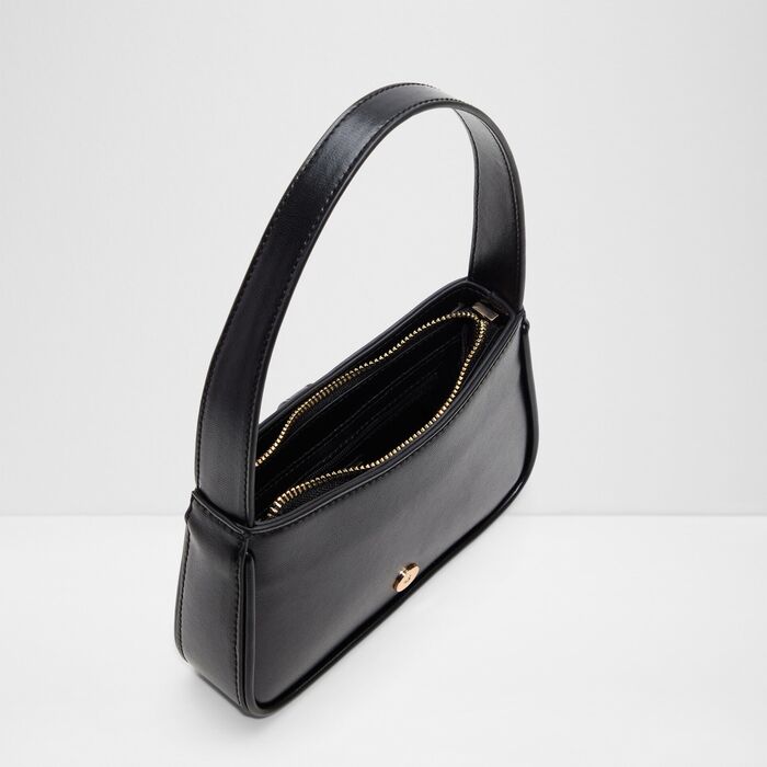 Bolso de hombro en negro - ABRIELLE