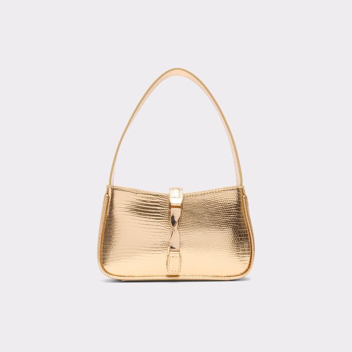 Bolso de hombro en oro - ABRIELLE