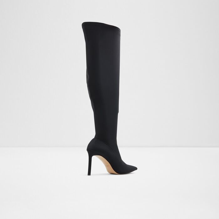 Botas em preto, salto fino - ACASSIA