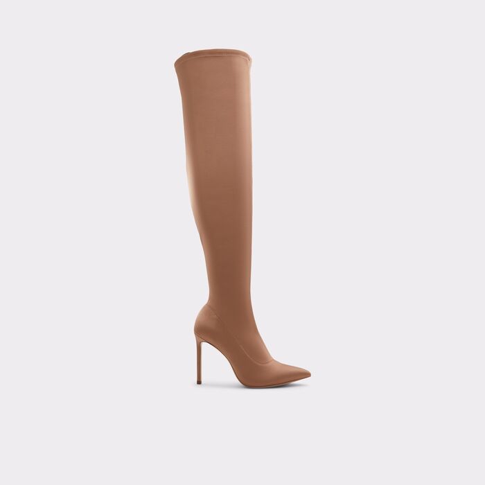 Botas em bronze, salto fino - ACASSIA