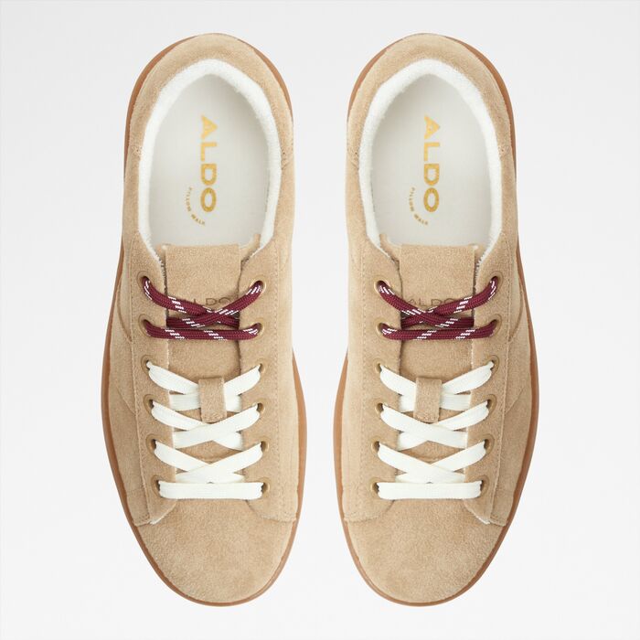 Zapatillas planas en piel beige - ADREI