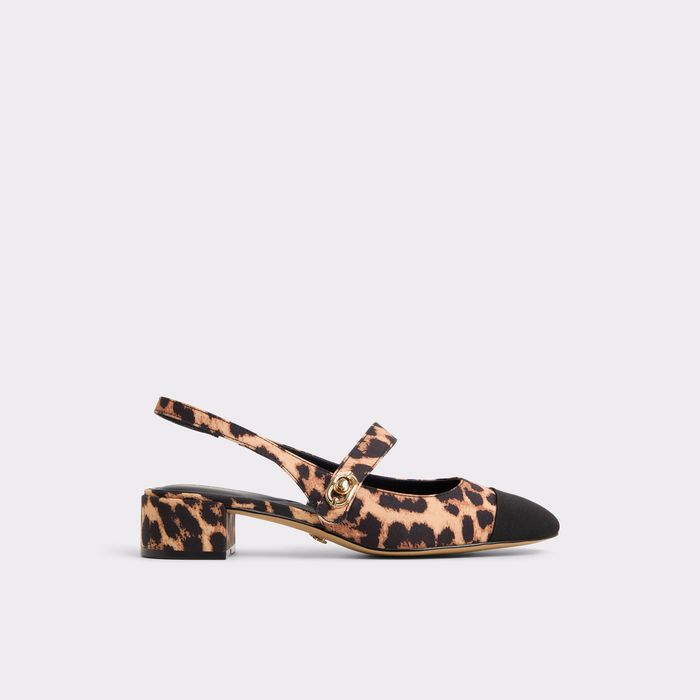 Zapatos en negro, tacón bloque - AGATHE