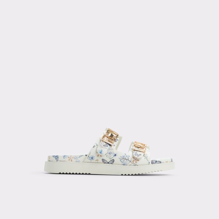 Sandalias planas en blanco - ALESSIE