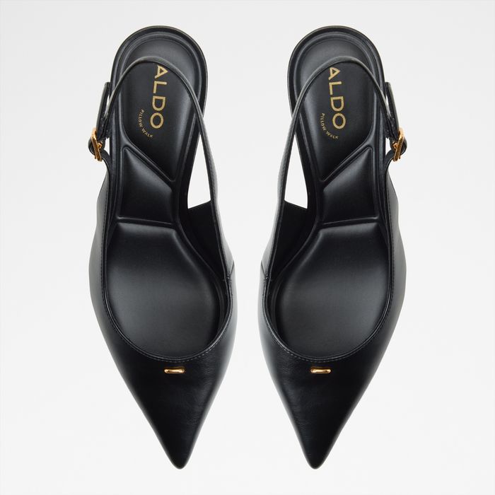 Sapatos em preto, salto em bloco - ALICIEAA