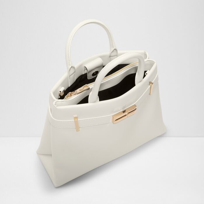Bolso de mano en blanco - ALICIETOTE
