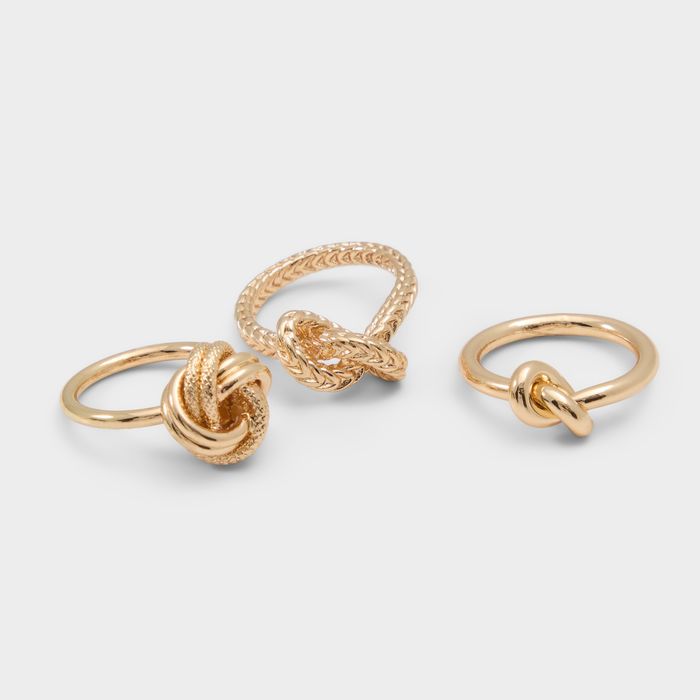 Anéis em dourado - AUROM