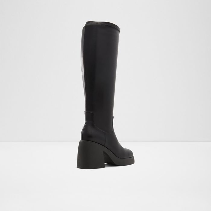 Botas em preto, salto em bloco - AUSTER