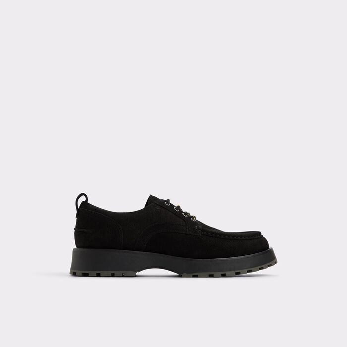 Zapatos de cordones en piel negro - BASTIAN