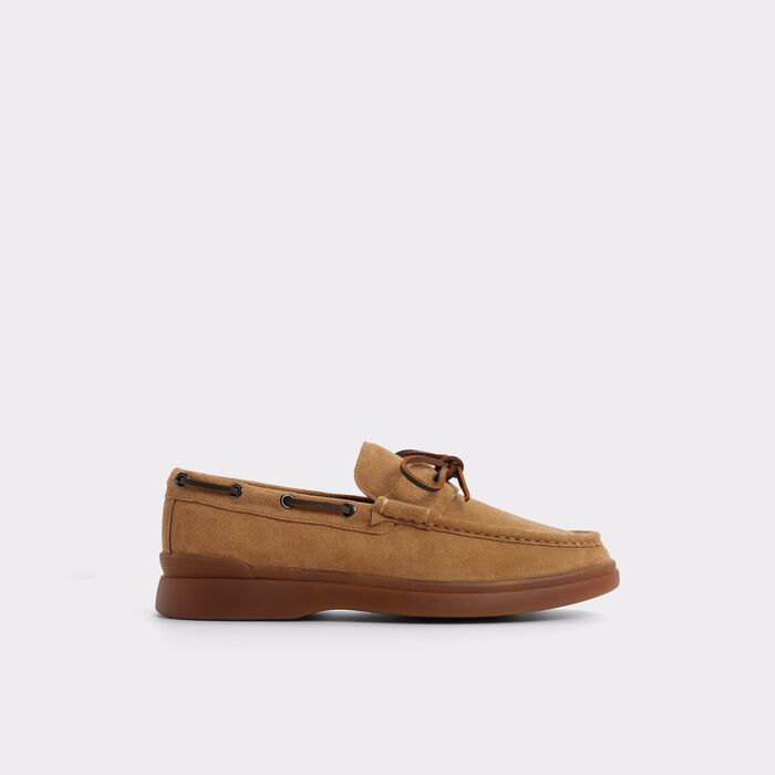 Náuticos en piel beige - BAZZ
