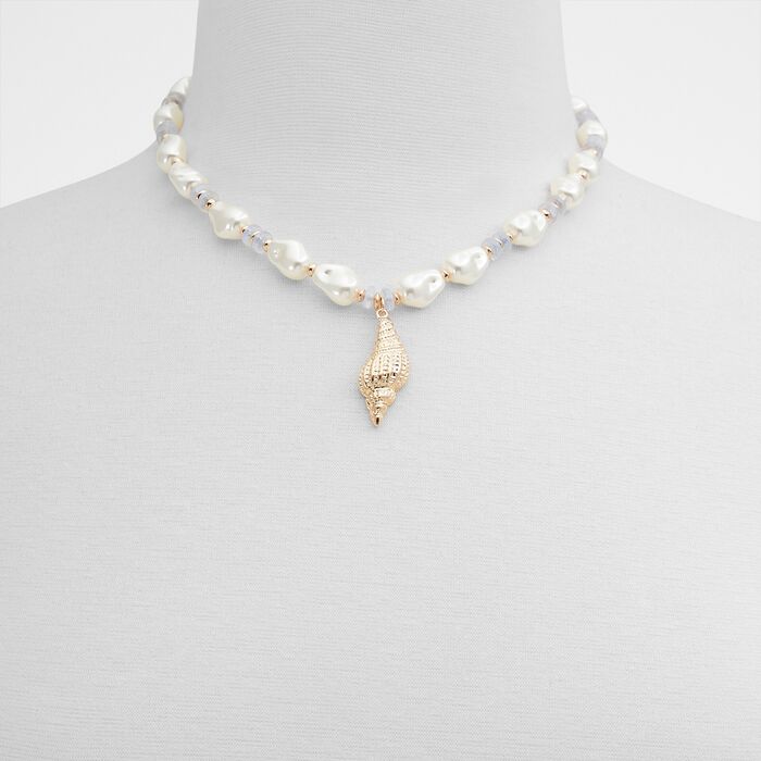 Collar en oro y blaco - BEACHVIBESS