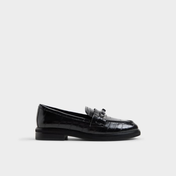 Mocassins rasos em preto - BIATRICE