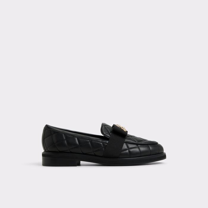 Mocasines planos en negro - BISSAMO