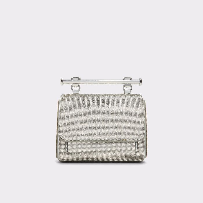 Bolso de mano en plata - BLINGCHIC