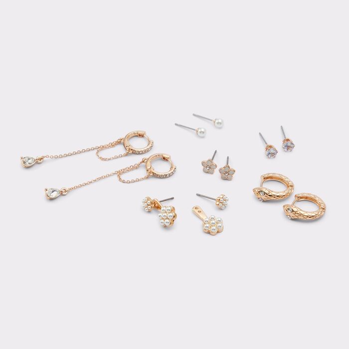 Pendientes cortos en oro - BLOSSOMS