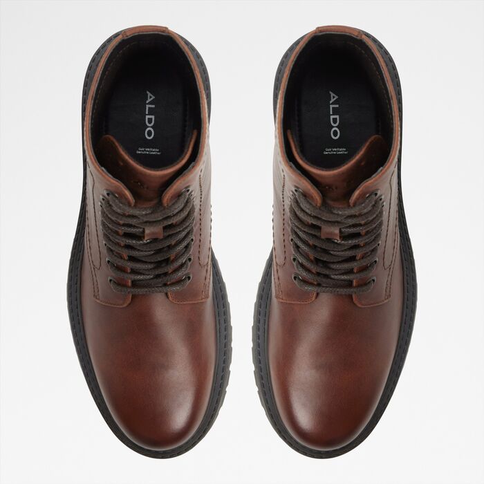 Botas em pele castanho - BLYTH