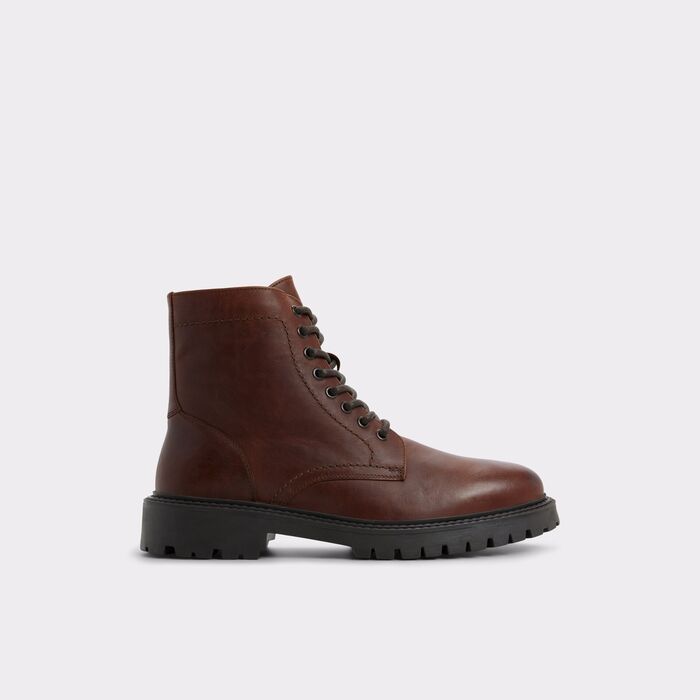 Botas em pele castanho - BLYTH
