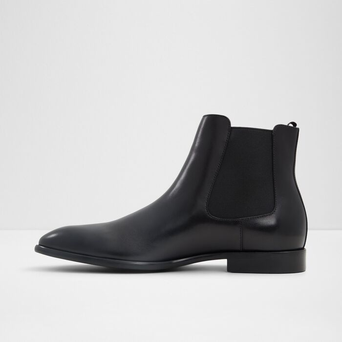 Botas em pele preto - BRAYMOND