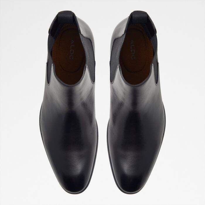 Botas em pele preto - BRAYMOND
