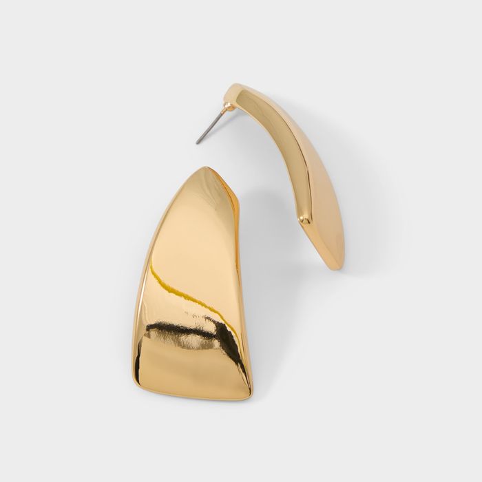 Brincos longos em dourado - BROOKIE