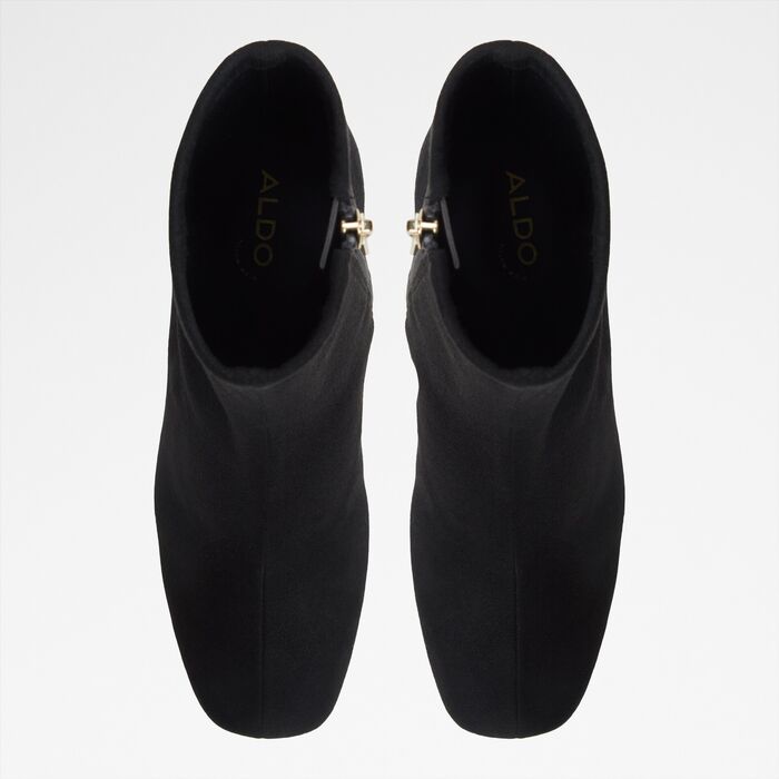 Botines en negro, tacón bloque - BUN