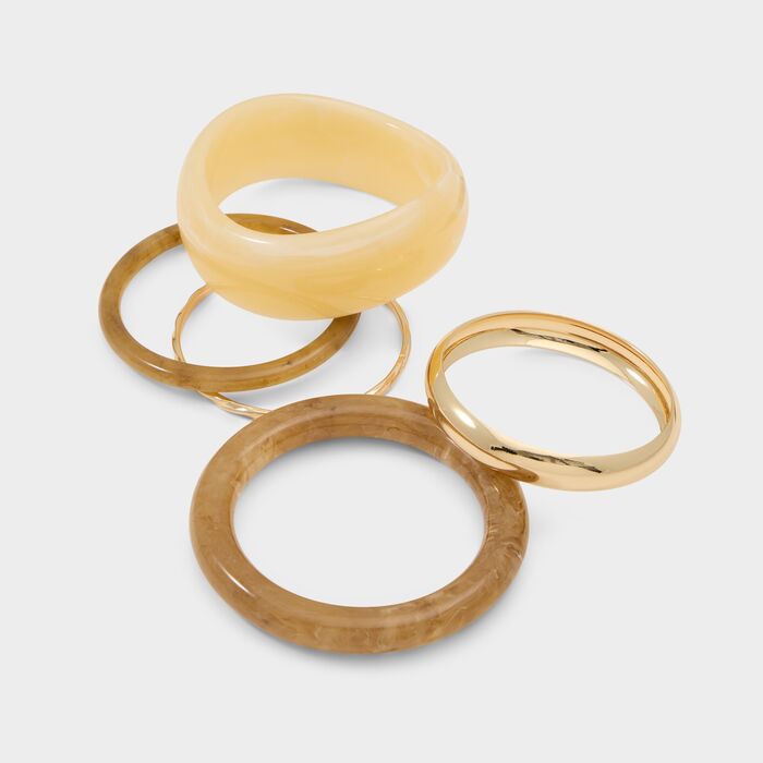 Pulseras rígidas en amarillo - BUTTER