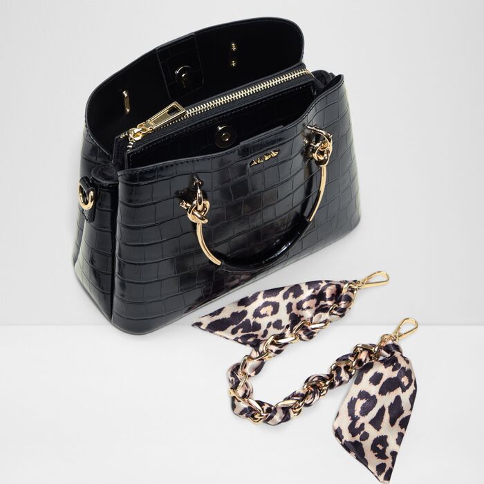 Bolso de mano en negro - CALANTHE
