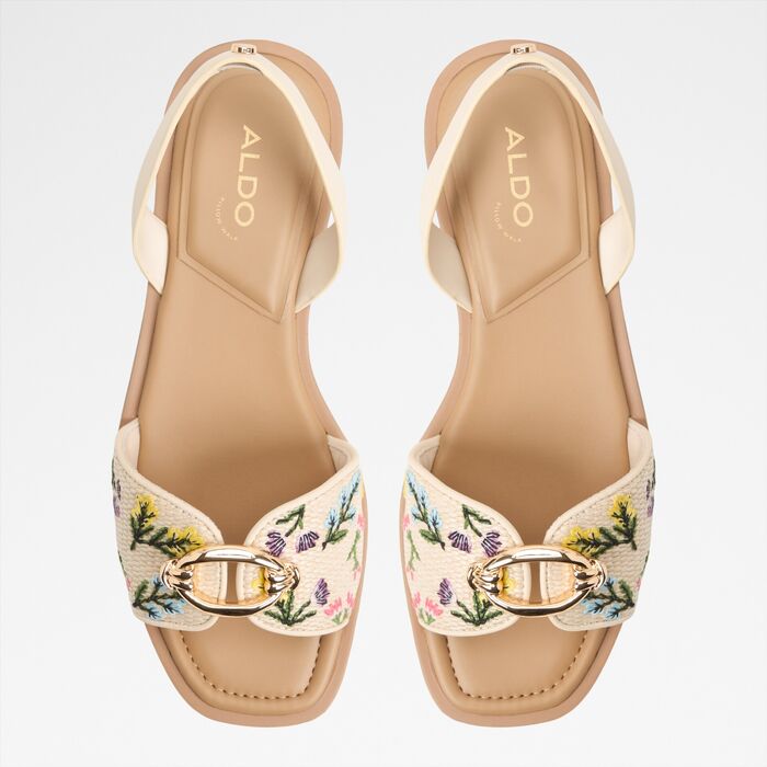 Sandalias planas en beige - CALELIAN