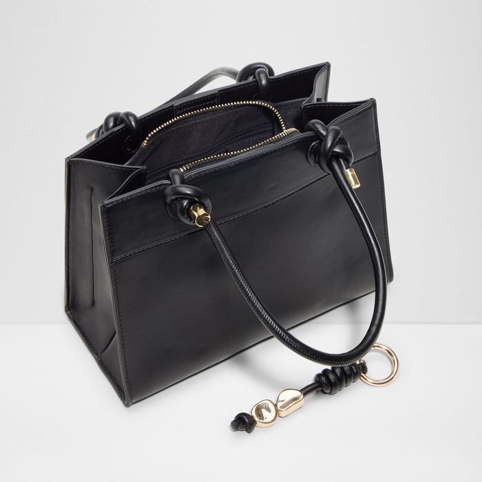 Bolso de mano en negro - CALIESTA