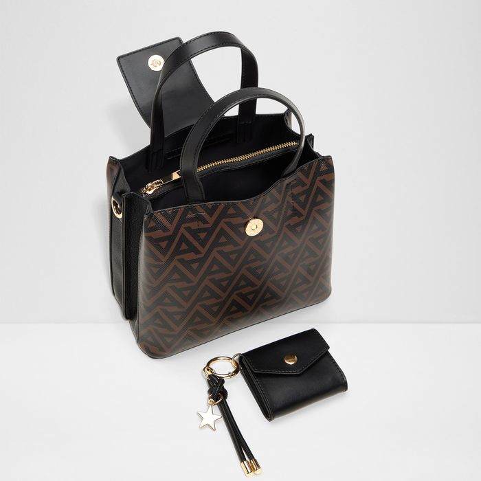 Bolso de mano en marrón - CALIORA