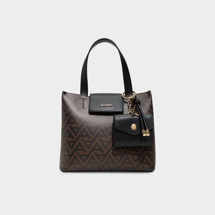 Bolso de mano en marrón - CALIORA