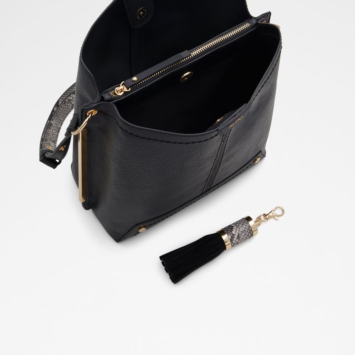 Bolso de hombro en negro - CALLIA