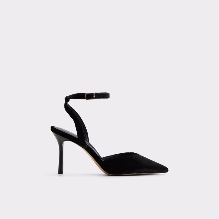 Zapatos de salón en negro, tacón de aguja - CAROLLING