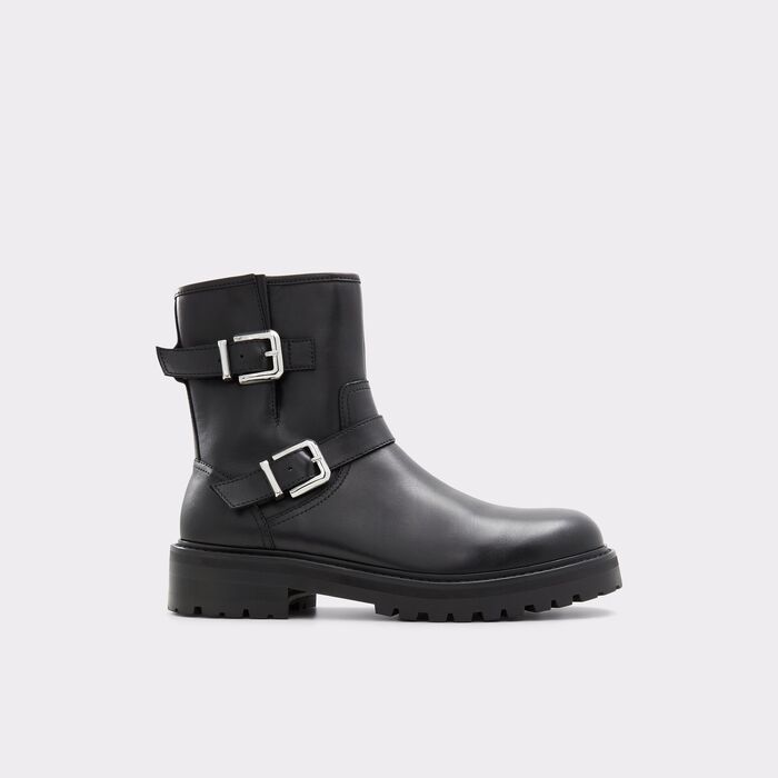 Botas em pele preto - CARYS