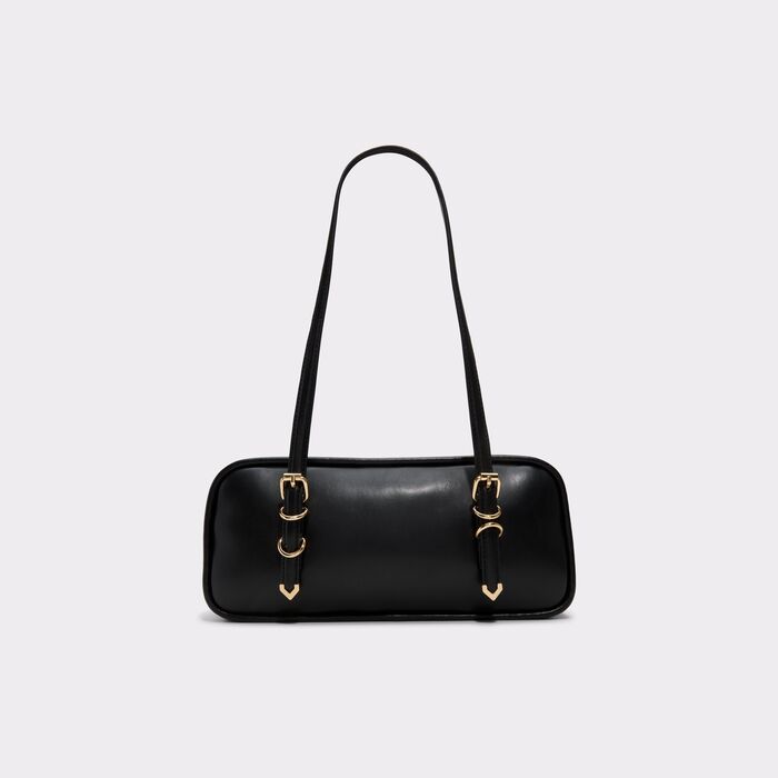 Bolso de hombro en negro - CASANDRA
