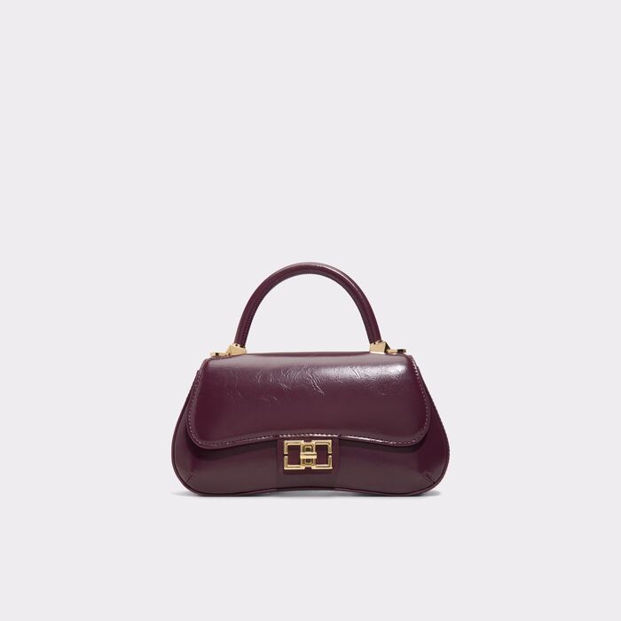 Bolso de mano en burdeos - CATRINE